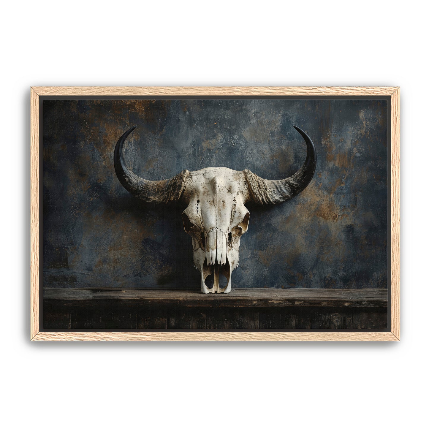 Gothic Bison Skull  Wall Art