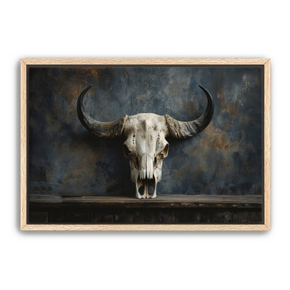 Gothic Bison Skull  Wall Art