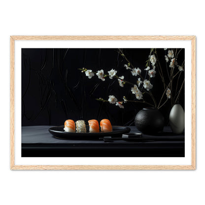 Gothic Sushi and Flowers  Wall Art
