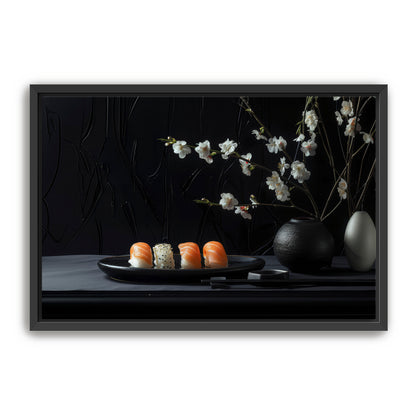 Gothic Sushi and Flowers  Wall Art