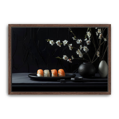 Gothic Sushi and Flowers  Wall Art