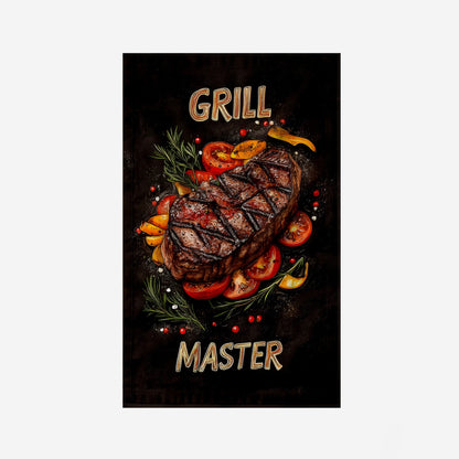 Grilled Steak Delight Kitchen Towel
