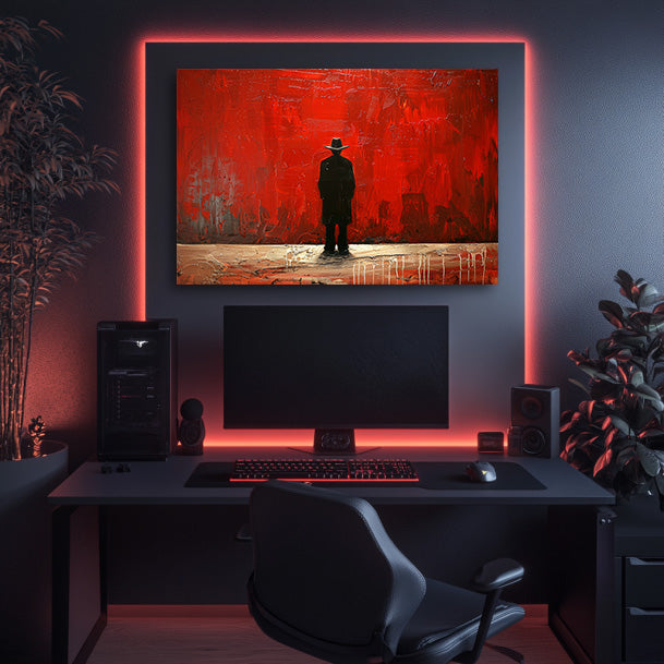 He Follows  Wall Art