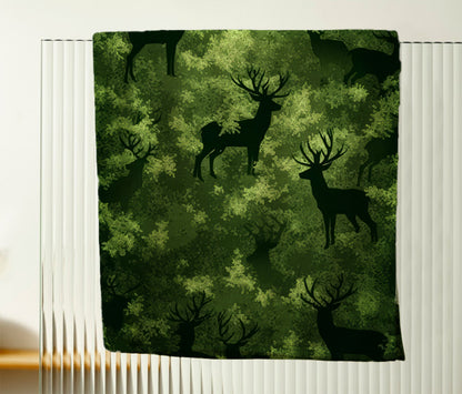 Hidden Deer Forest Hand Towel