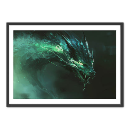 Jade Dragon  Wall Art