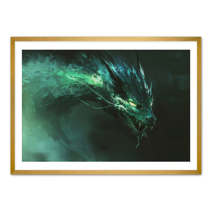 Jade Dragon  Wall Art