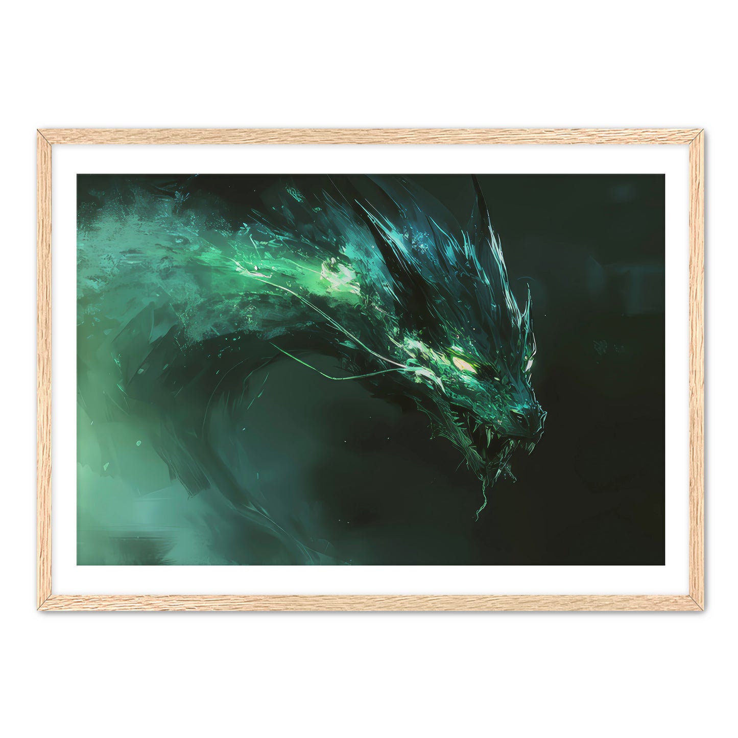 Jade Dragon  Wall Art