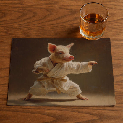 Karate Pig Placemat