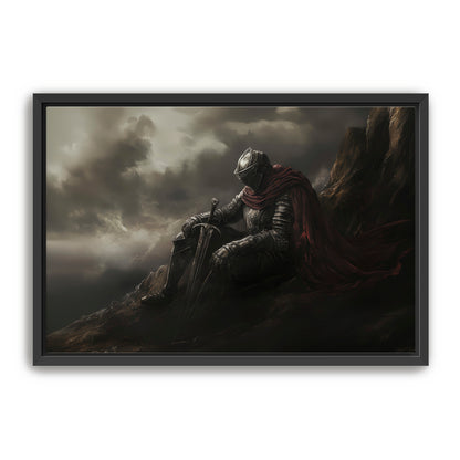 Knight Takes Rest  Wall Art