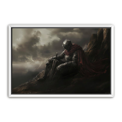 Knight Takes Rest  Wall Art
