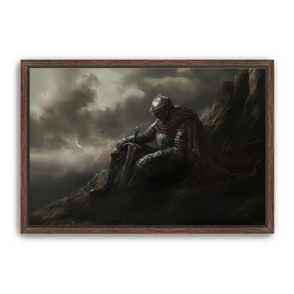Knight Takes Rest  Wall Art