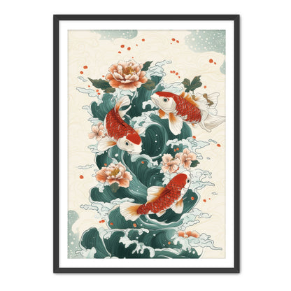 Koi Trio  Wall Art