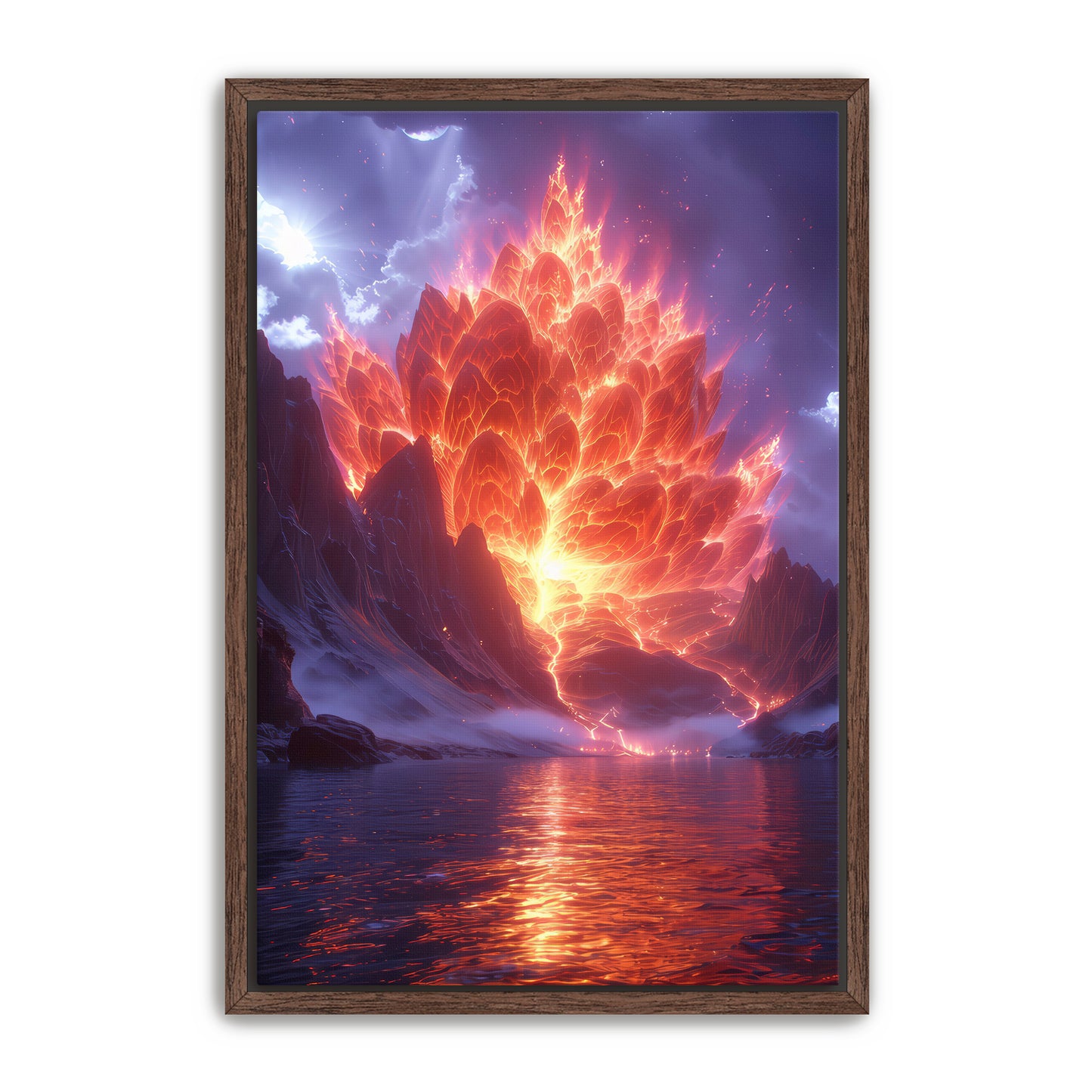 Lava Bloom  Wall Art