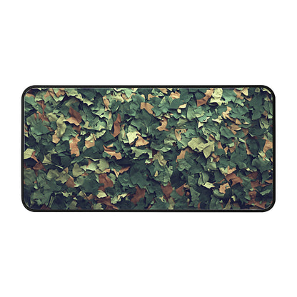 Leafy Camouflage Texture Desk Mat
