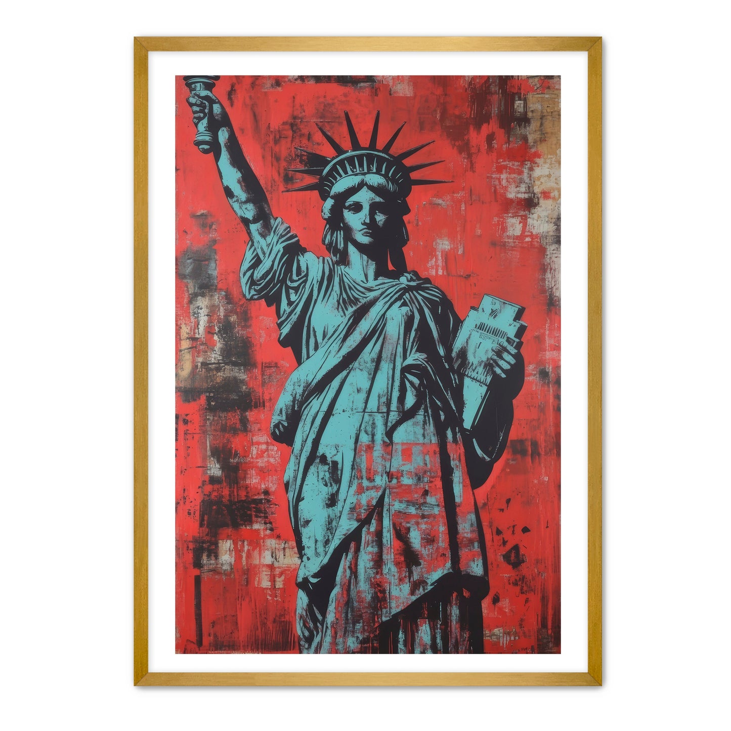 Liberty In Red Wall Art