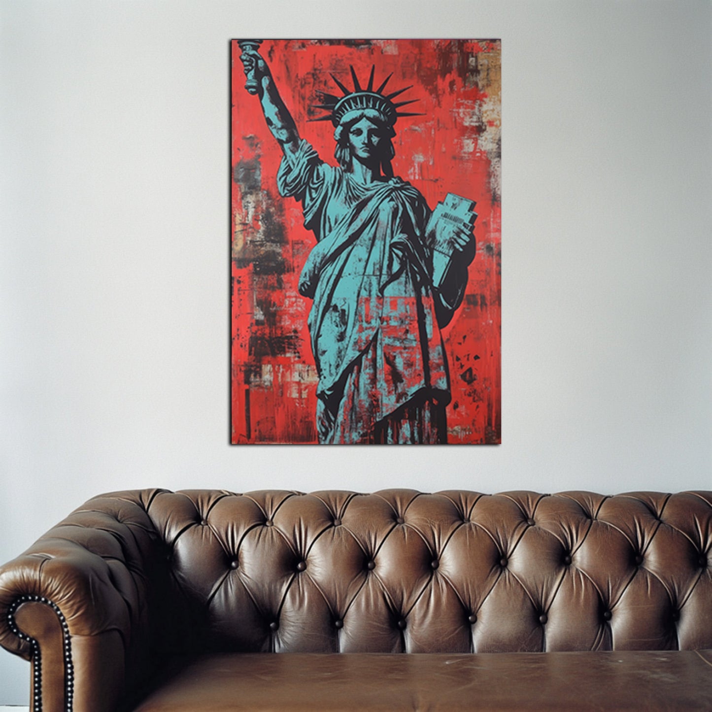 Liberty In Red Wall Art
