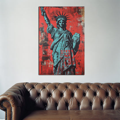 Liberty In Red Wall Art