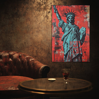Liberty In Red Wall Art