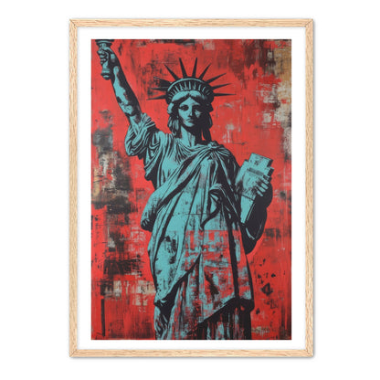 Liberty In Red Wall Art