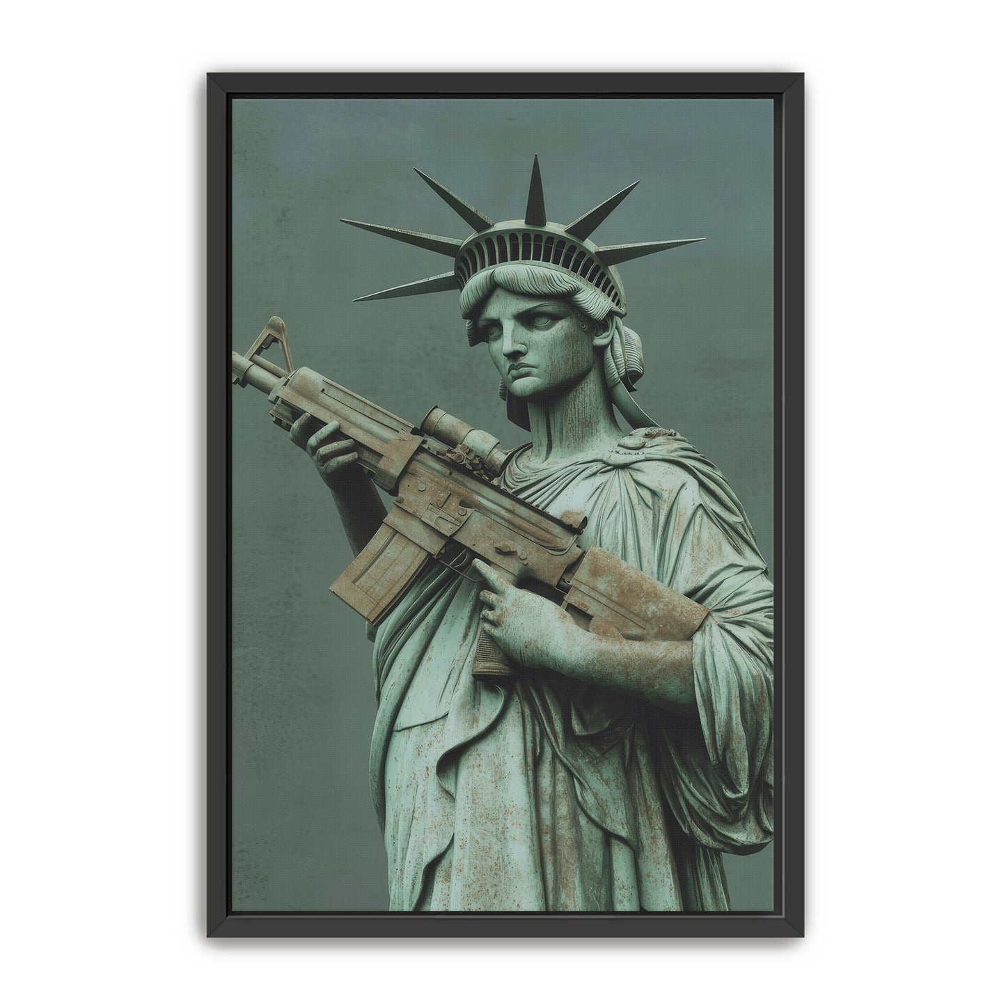 Liberty With Rifle Wall Art