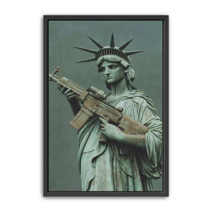 Liberty With Rifle Wall Art