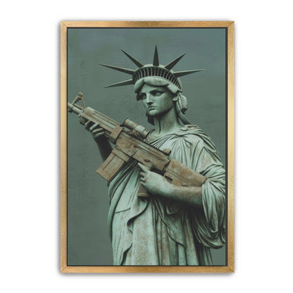 Liberty With Rifle Wall Art