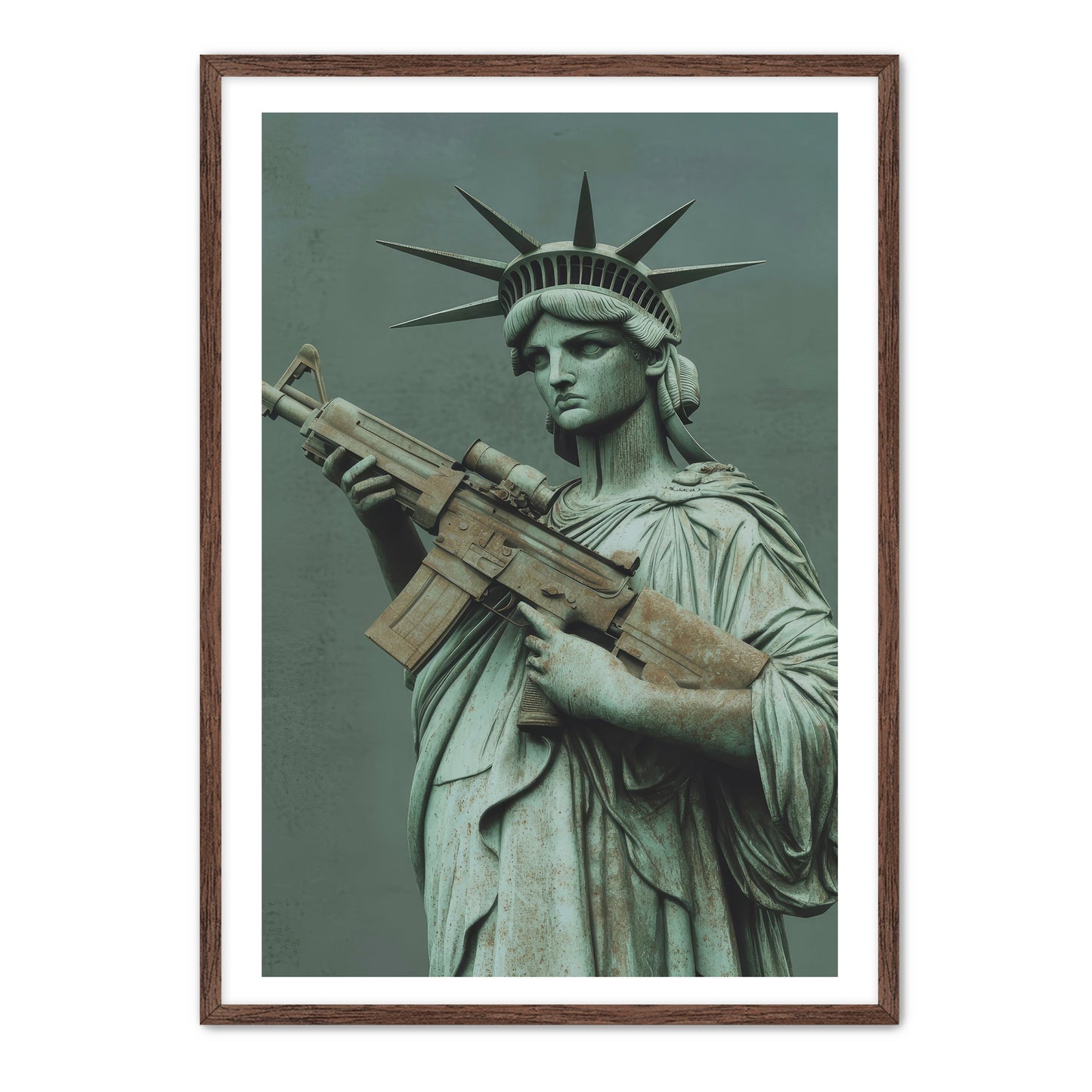Liberty With Rifle Wall Art