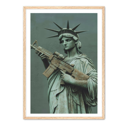 Liberty With Rifle Wall Art