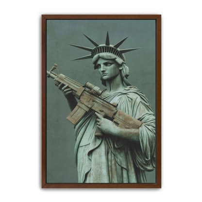 Liberty With Rifle Wall Art