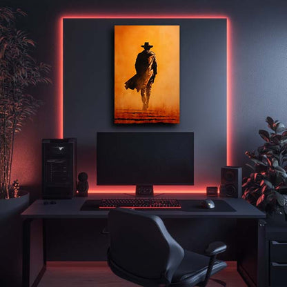 Lone Cowboy Wall Art