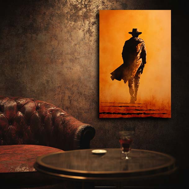 Lone Cowboy Wall Art
