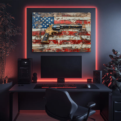 Lone Star Gun  Wall Art
