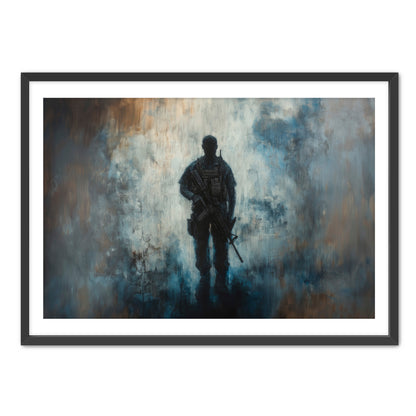 Lone Soldier  Wall Art