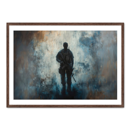 Lone Soldier  Wall Art