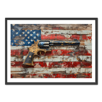 Lone Star Gun  Wall Art