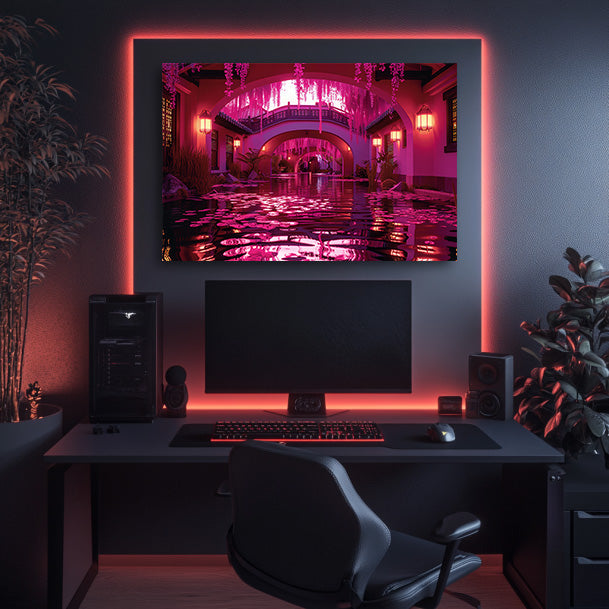 Magenta Manor  Wall Art