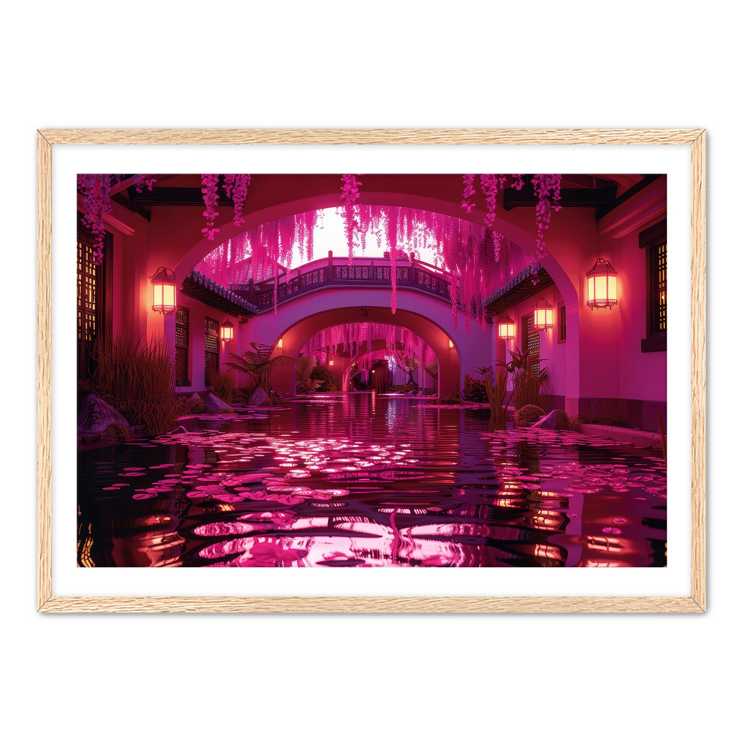 Magenta Manor  Wall Art