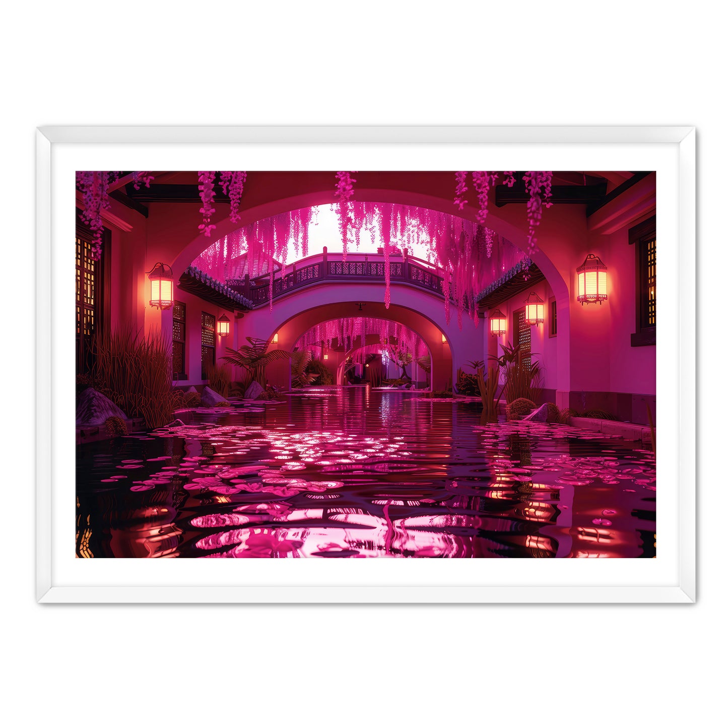 Magenta Manor  Wall Art