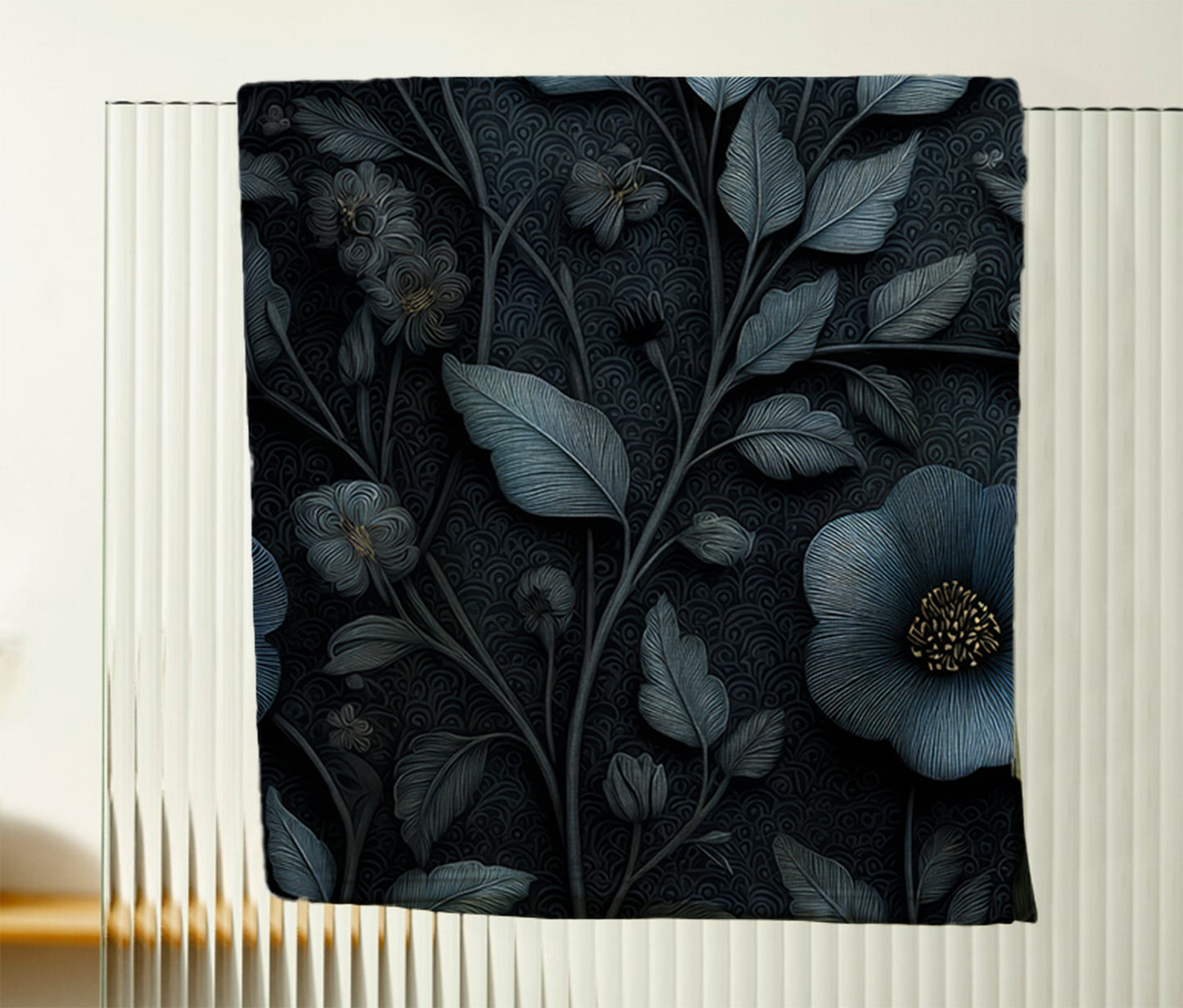 Midnight Blossoms Hand Towel