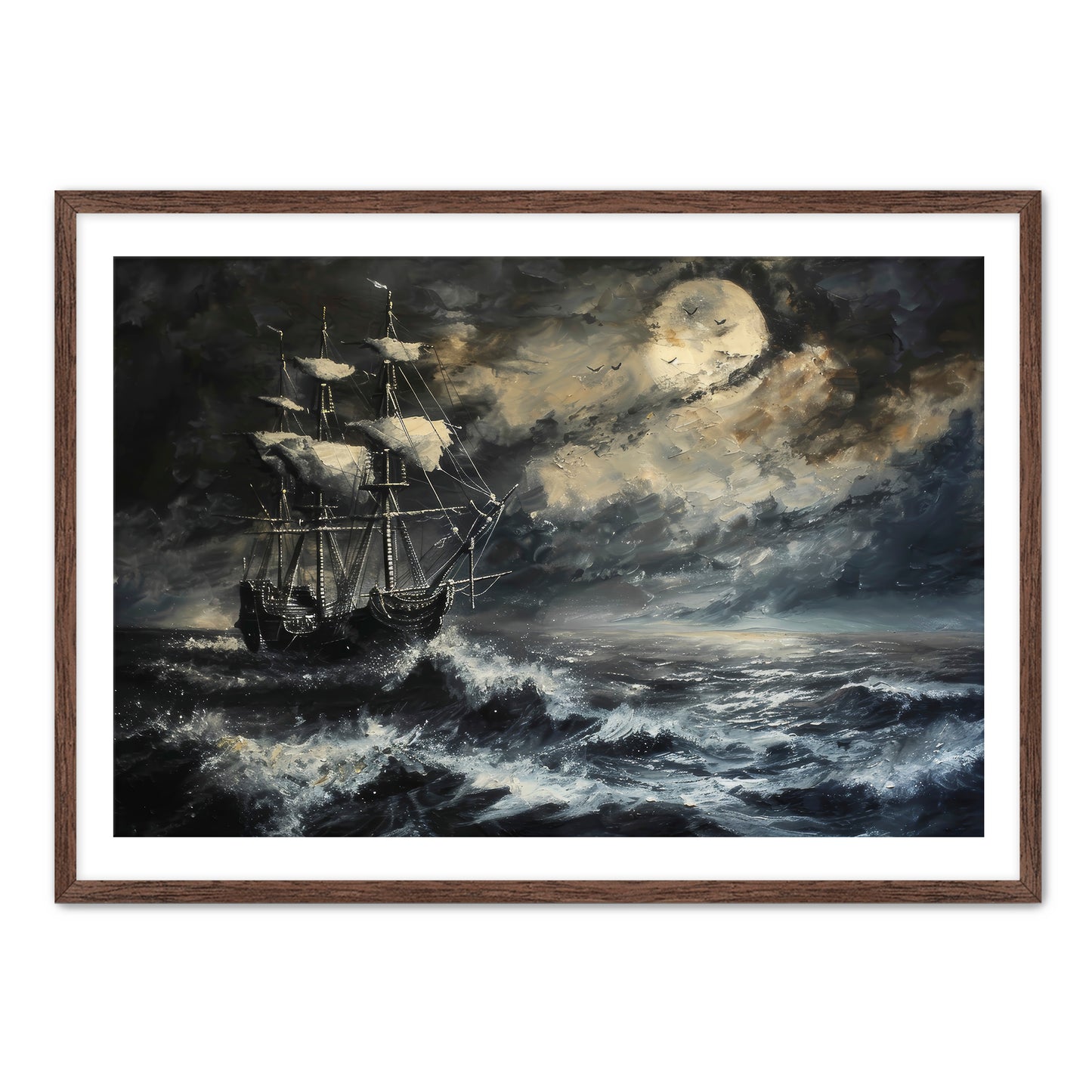 Moon and Morrow  Wall Art