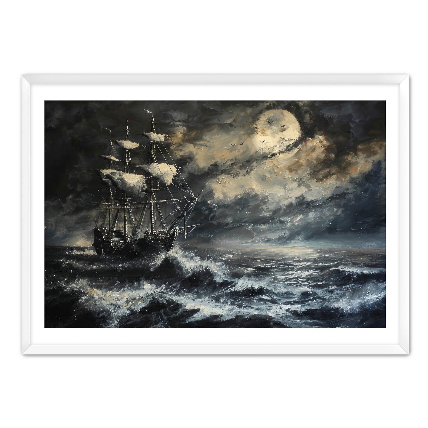 Moon and Morrow  Wall Art