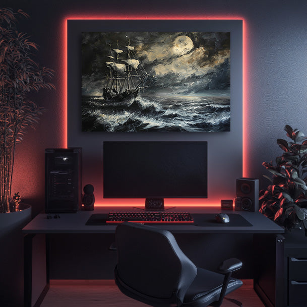 Moon and Morrow  Wall Art