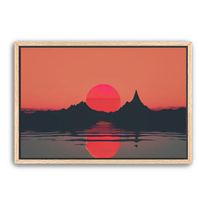 Mountain Red  Wall Art