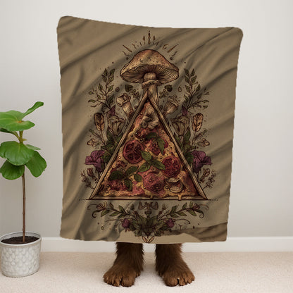 Mushroom Pizza Blanket