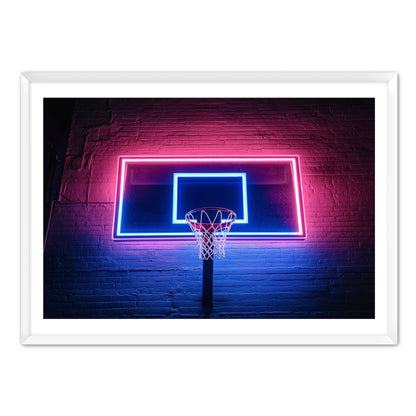 Neon Backboard 2  Wall Art