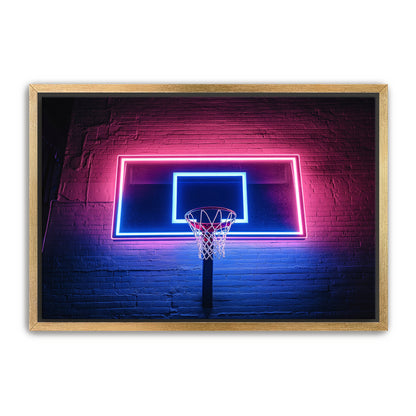 Neon Backboard 2  Wall Art