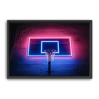 Neon Backboard 2  Wall Art