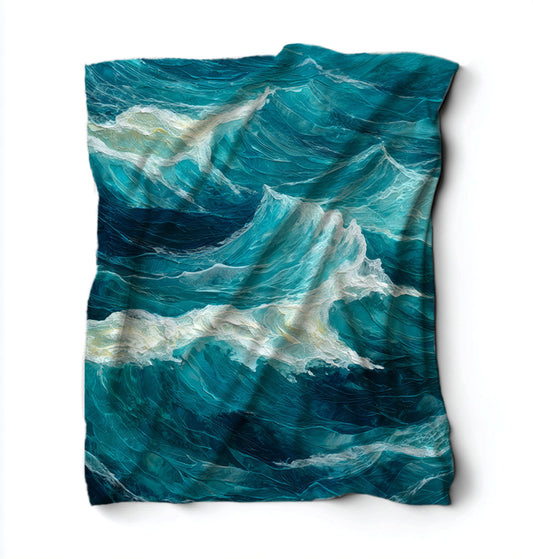 Ocean Waves Blanket