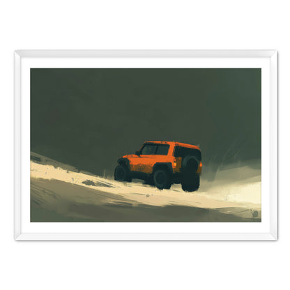 Offroad Orange  Wall Art