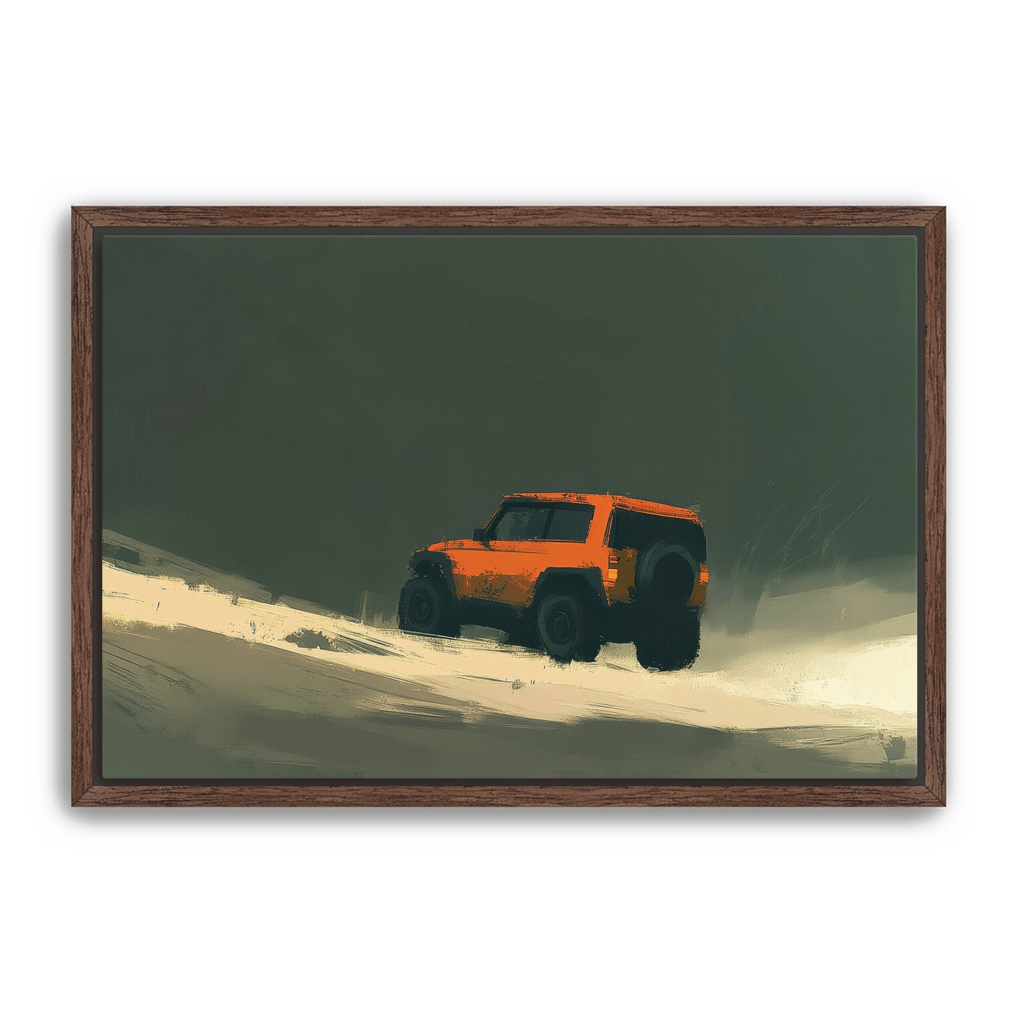 Offroad Orange  Wall Art